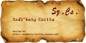 Székely Csilla névjegykártya